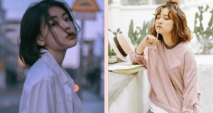 20 Kiểu tóc ngang vai uốn cụp đuôi đẹp mê hồn 1 Những kiểu tóc nữ ngang vai uốn cụp hot nhất