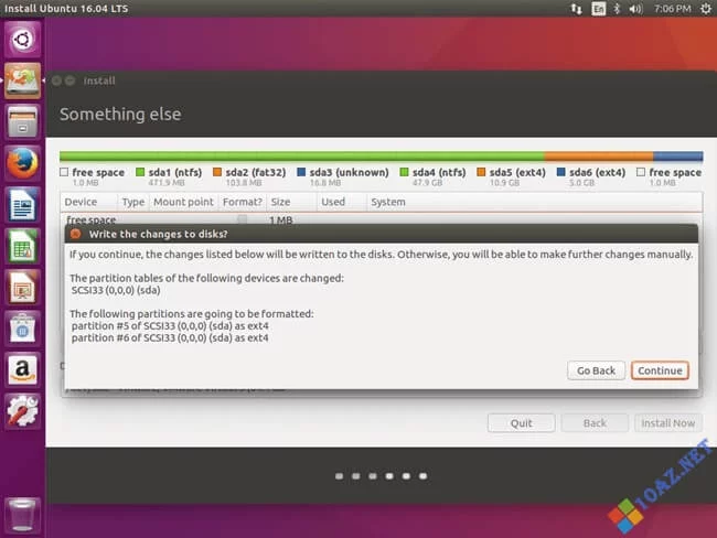 Hướng dẫn cài Ubuntu song song Win 10 chỉ vài bước 13 Bắt đầu cài đặt